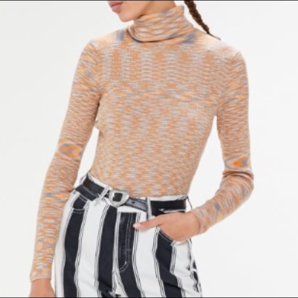 URBAN OUTFITTERS SWEET DREAMS KNIT TURTLE NECK, RIBBED SWEATER M New